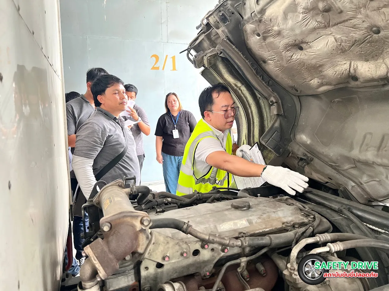 ภาพบรรยากาศ การอบรมขับขี่ปลอดภัย พนักงานขับรถในองค์กร โดย Safety Drive สถาบันอบรมขับขี่ปลอดภัย