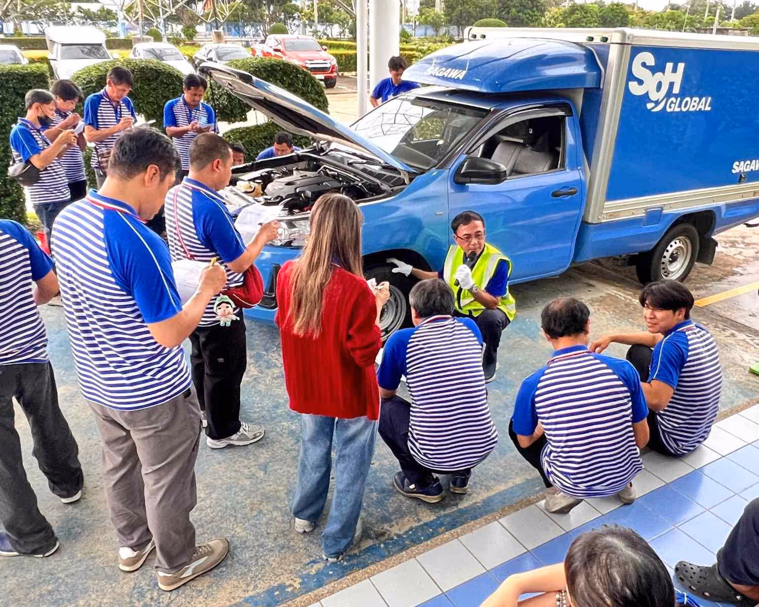 ภาพบรรยากาศ การอบรมขับขี่ปลอดภัย พนักงานขับรถในองค์กร โดย Safety Drive สถาบันอบรมขับขี่ปลอดภัย