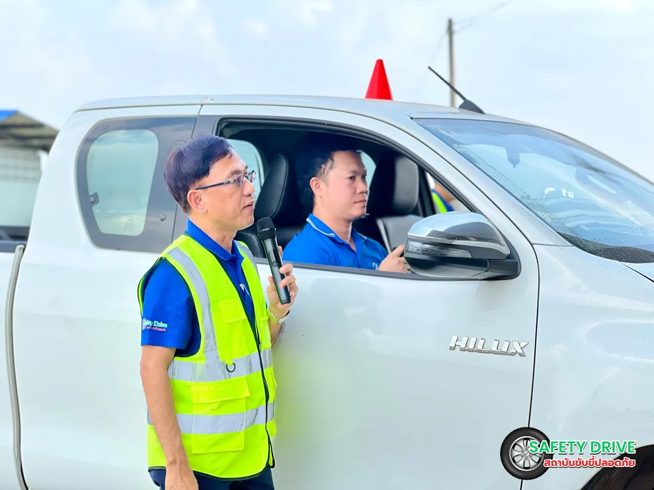 ภาพบรรยากาศ การอบรมขับขี่ปลอดภัย พนักงานขับรถในองค์กร โดย Safety Drive สถาบันอบรมขับขี่ปลอดภัย
