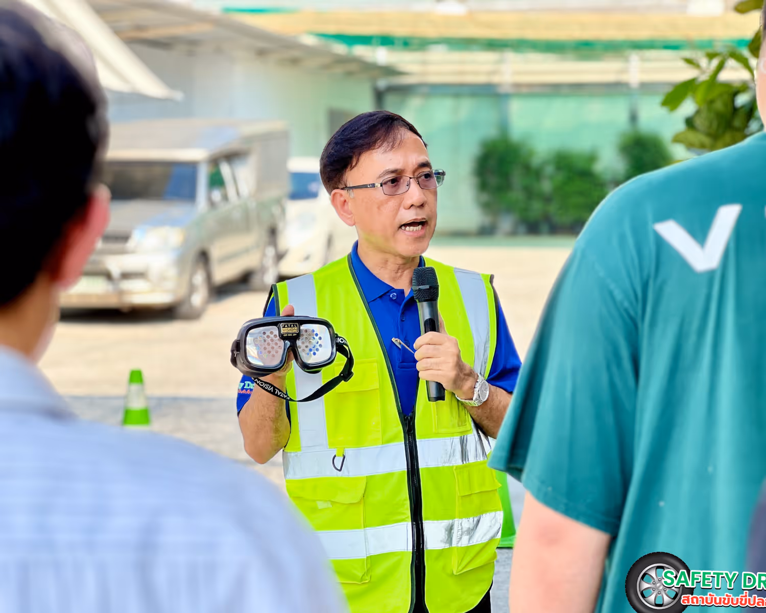 ภาพบรรยากาศ การอบรมขับขี่ปลอดภัย พนักงานขับรถในองค์กร โดย Safety Drive สถาบันอบรมขับขี่ปลอดภัย