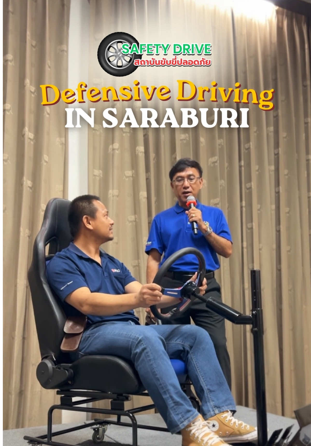บรรยากาศการอบรม สถาบันขับขี่ปลอดภัย (Safety Drive)